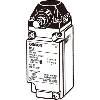 小型重装備リミットスイッチ D4A-□N omron(オムロン)