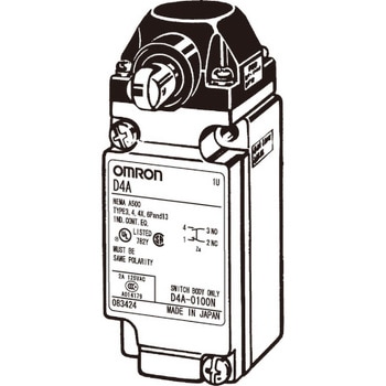 小型重装備リミットスイッチ D4A-□N omron(オムロン)