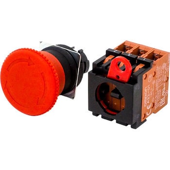 非常停止用押ボタンスイッチ(Φ22/Φ25)(非照光) A22E omron(オムロン)