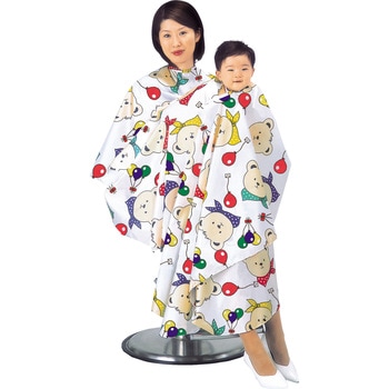 No．3236 ニュークマさん親子刈布 ホワイト - カトレア本舗