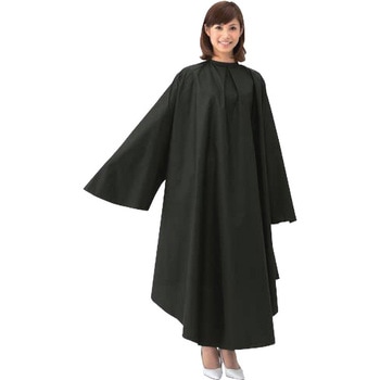No．8006 ビック袖付ヘアダイクロス ダークグリーン カトレア本舗