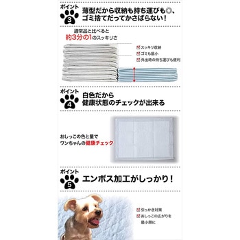 1回使い捨て 薄型ペットシーツ 日本製高分子ポリマー YAMAZEN(山善)