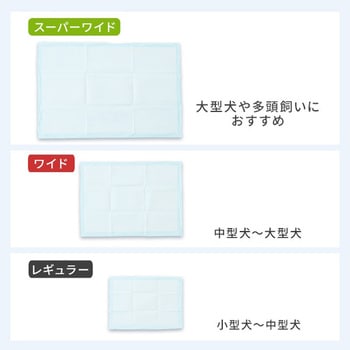 1回使い捨て 薄型ペットシーツ 日本製高分子ポリマー YAMAZEN(山善)