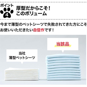 お徳用使い捨て 厚型ペットシーツ 炭入り消臭 YAMAZEN(山善)