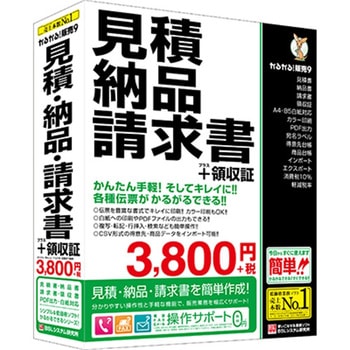 かるがるできる販売9 見積・納品・請求書+領収証 1個 BSLシステム研究