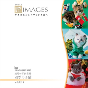 匠IMAGES Vol.037 歳時の写真素材 四季の子猫 ソースネクスト