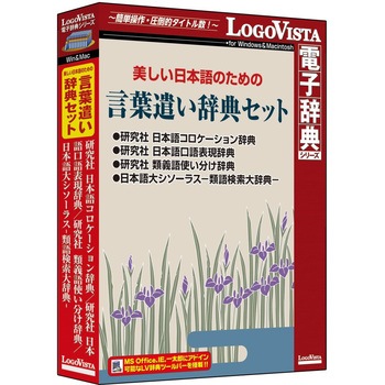 美しい日本語のための言葉遣い辞典セット ロゴヴィスタ 趣味 実用ソフト 通販モノタロウ Lvdsthr0