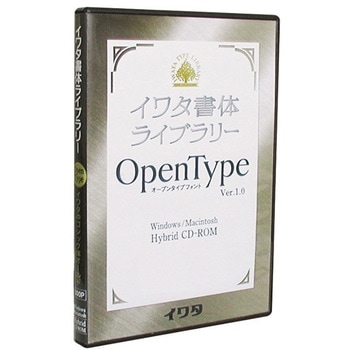 イワタ筆順フォント中太A教科書体 OpenTypeフォント イワタ(ソフト)