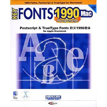 KEY FONTS 1990 Mac マーキュリー・ソフトウェア