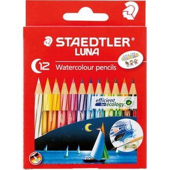 ルナ水彩色鉛筆12色セット ショート ステッドラー 色鉛筆 通販モノタロウ c12