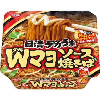日清 デカうま Wマヨソース焼そば 日清食品