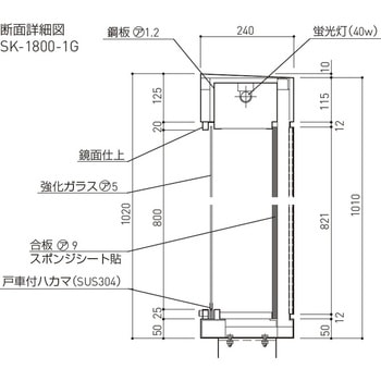 ステンレス屋外用掲示板(1本脚型・シリンダー錠仕様)高級仕様 神栄ホームクリエイト(新協和)