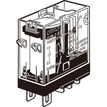 ミニパワーリレー プラグイン端子タイプ G2R-□-S omron(オムロン)
