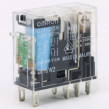 ミニパワーリレー プラグイン端子タイプ G2R-□-S omron(オムロン)