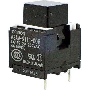 小形押ボタンスイッチ(正方形)(小形角胴) A3A omron(オムロン)