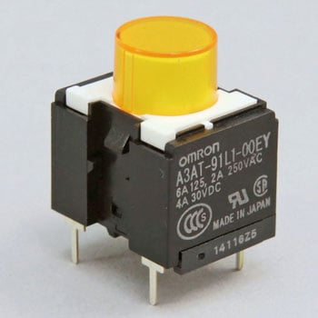 小形押ボタンスイッチ(丸形)(小形角胴) A3A omron(オムロン)