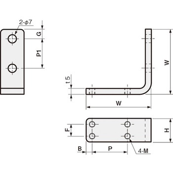 センサブラケット HDサドルベースLX 岩田製作所