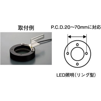 センサブラケット LED照明(リング型)用 岩田製作所