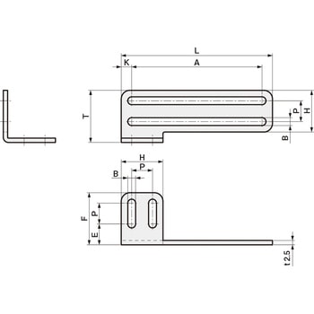センサブラケット Lフリータイプ右サイド 岩田製作所