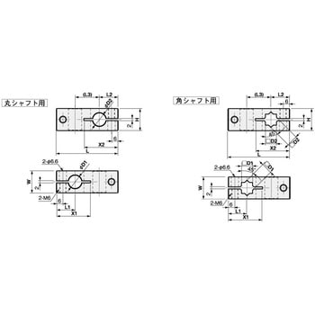 Fsfmjx008 08a センサブラケット Xy固定ジョイント 岩田製作所 寸法l 48mm 寸法h 16mm 寸法l1 15mm Fsfmjx008 08a 1個 通販モノタロウ