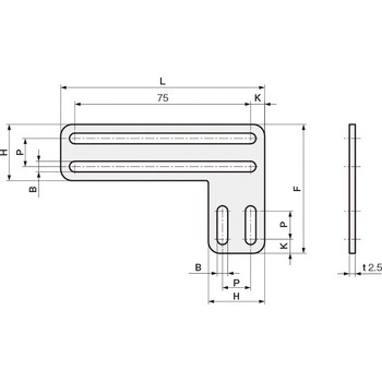 センサブラケット ストレートLタイプ - 岩田製作所