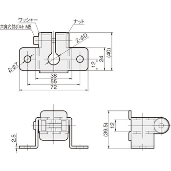 センサブラケット バンブラベースS 岩田製作所