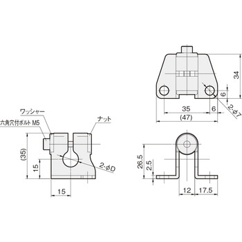 センサブラケット バンブラベースT - 岩田製作所