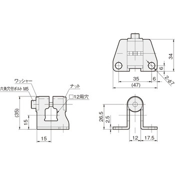 センサブラケット バンブラベースT - 岩田製作所