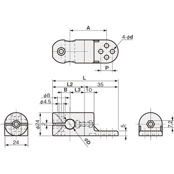 センサブラケット 光電用センサアタッチ 岩田製作所