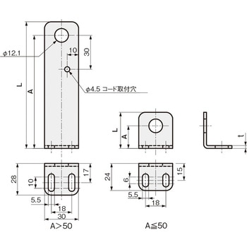 センサブラケット(近接センサ用)Lタイプ 岩田製作所