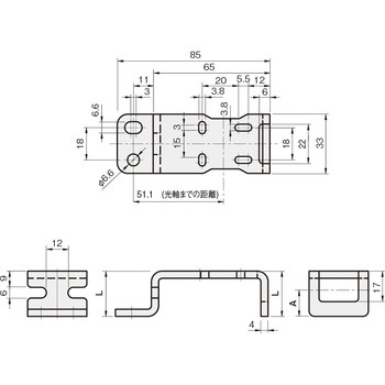 センサブラケット(光電センサ用)CZ-LZ HDタイプ(高剛性) 岩田製作所
