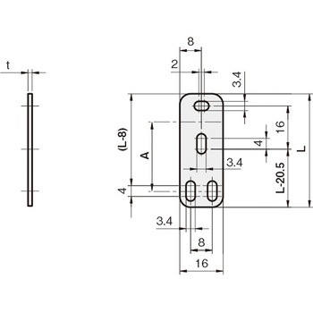 センサブラケット(光電センサ用)E2-SXタイプ 岩田製作所