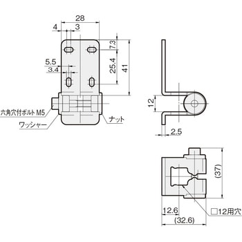 センサブラケット(光電センサ用)バンブラV 岩田製作所
