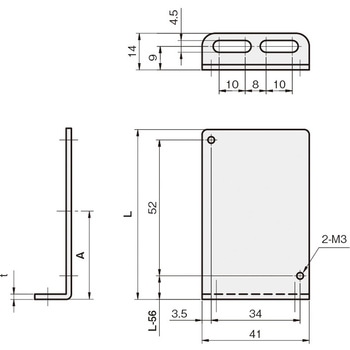 センサブラケット(反射板用)RE-L型タイプ 岩田製作所