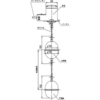 ニッスイ液面リレー 標準セット パトライト(旧春日電機) フロートレス