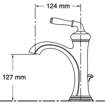 Devonshire(デボンシャー) シングルレバー 洗面用水栓 KOHLER(コーラー)