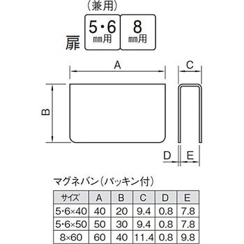 マグネバン(パッキン付) スリーナイン島野