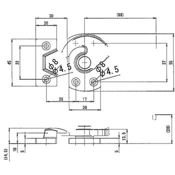 密閉用ハンドル(SUS304/バフ研磨) ノーブランド