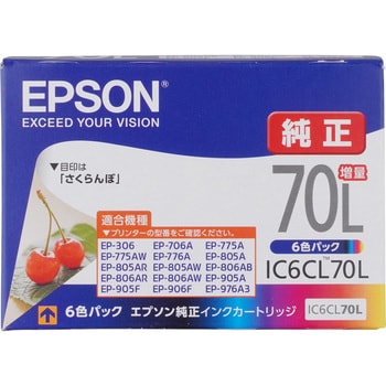 純正インクカートリッジ EPSON IC70 EPSON