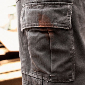 US-1102 フィッシャーストライプカーゴパンツ EvenRiver