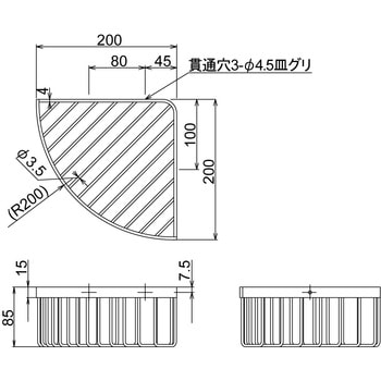 ワイヤートレーコーナー深型 RELIANCE(リラインス)