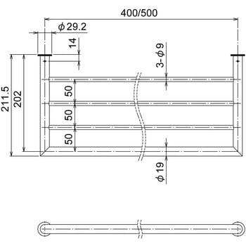 R4605-400 タオル棚 1台 RELIANCE(リラインス) 【通販サイトMonotaRO】