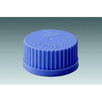 広口メジュームびん用キャップ 青キャップ Iwaki ネジ口瓶 スクリュー瓶 規格瓶 軟膏瓶 通販モノタロウ 4506 32d