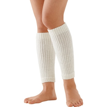 ゆったり編んだシルク混サポーター ふくらはぎ用 セルヴァン