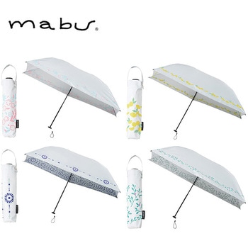 晴雨兼用 折りたたみ傘 5本骨傘 50cm mabu(マブ)