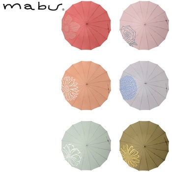 ジャンプ傘 16本骨傘 58cm mabu(マブ)