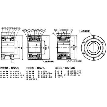 BS75-75E カムクラッチ BSシリーズ 1個 椿本チエイン 【通販サイト