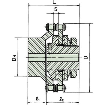 TL250-2C トルクリミターカップリング 1個 椿本チエイン 【通販サイト