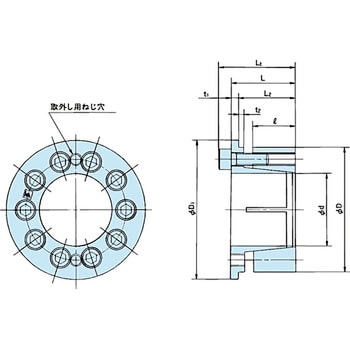 PL048-080AE パワーロック AEシリーズ 1個 椿本チエイン 【通販サイト