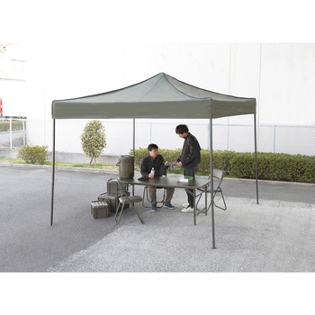 四脚テント(OD色/張ロープ冠付) エスコ